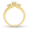 Thumbnail Image 3 of Previously Owned Diamond Contour Ring 3/4 ct tw Round-cut 14K Yellow Gold