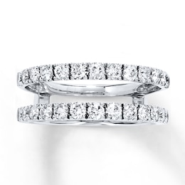 Previously Owned Diamond Enhancer Ring 1 carat tw Round-cut 14K White Gold