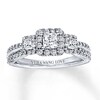 Thumbnail Image 1 of Previously Owned Vera Wang LOVE 1 Carat tw Diamonds 14K White Gold Ring