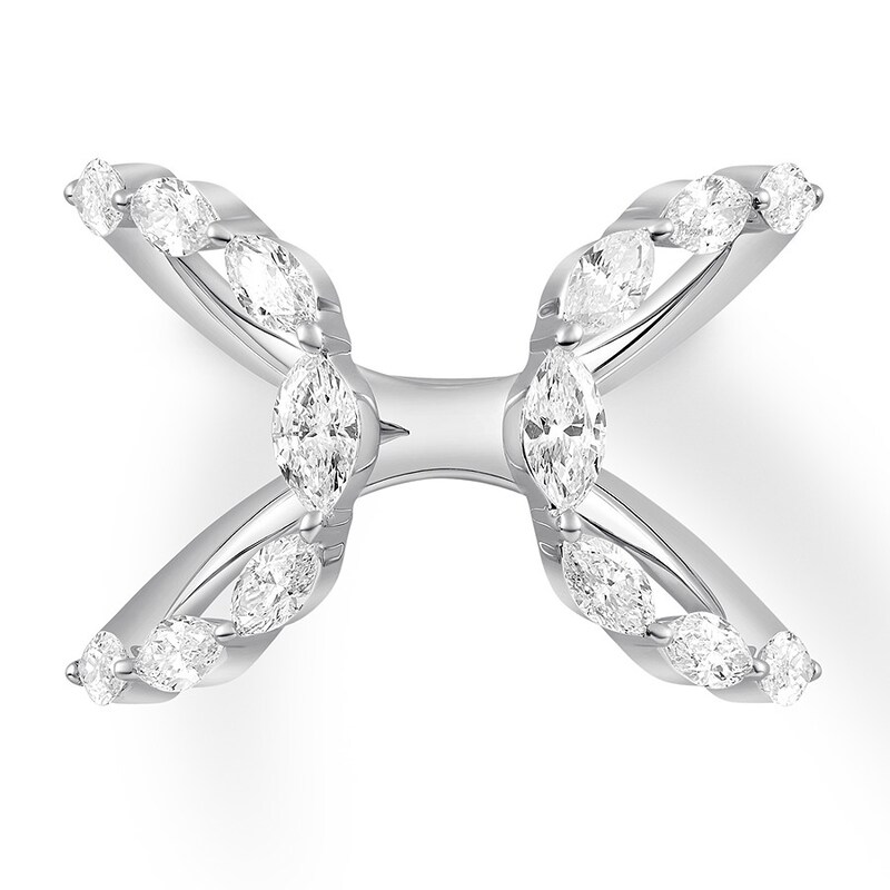 Main Image 4 of Previously Owned House of Virtruve Deconstructed Ring 1 ct tw Diamonds 14K White Gold
