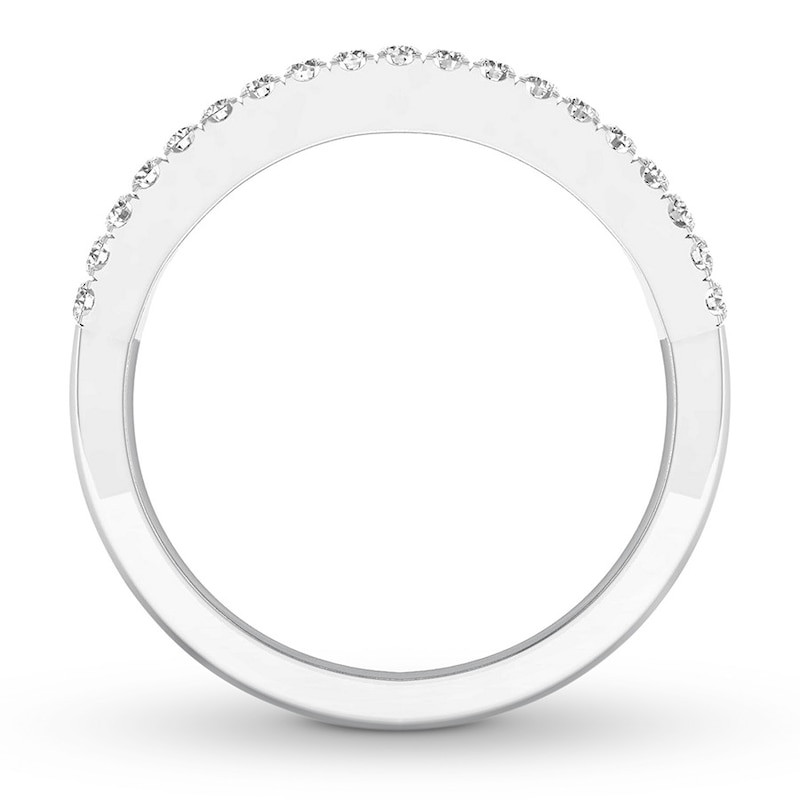 Main Image 2 of Previously Owned Marquise/Round Diamond Anniversary Band 1-1/2 ct tw 14K White Gold