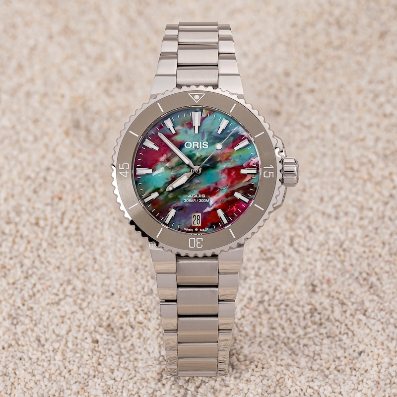 Main Image 4 of Previously Owned Oris Aquis Date Upcycle Women's Watch