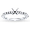 Thumbnail Image 1 of Previously Owned Diamond Ring Setting 1/5 ct tw Round-cut 14K White Gold