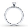 Thumbnail Image 2 of Previously Owned Diamond Ring Setting 1/5 ct tw Round-cut 14K White Gold