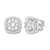 Thumbnail Image 2 of Previously Owned Colorless Diamond Earrings 1 carat tw Round 14K White Gold