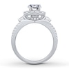 Thumbnail Image 2 of Previously Owned Colorless Diamond Ring Setting 7/8 ct tw Round 14K White Gold