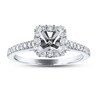 Thumbnail Image 1 of Previously Owned Vera Wang WISH Diamond Bridal Setting 3/4 ct tw 14K White Gold