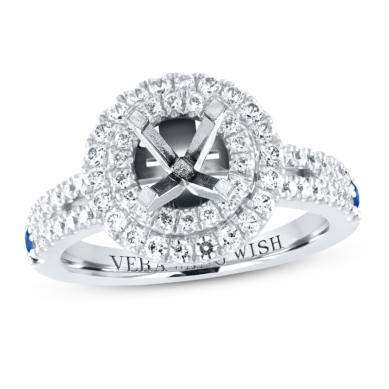 Main Image 1 of Previously Owned Vera Wang WISH Ring Setting 5/8 ct tw Diamonds 14K White Gold