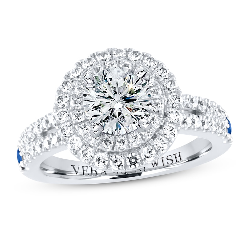 Main Image 3 of Previously Owned Vera Wang WISH Ring Setting 5/8 ct tw Diamonds 14K White Gold