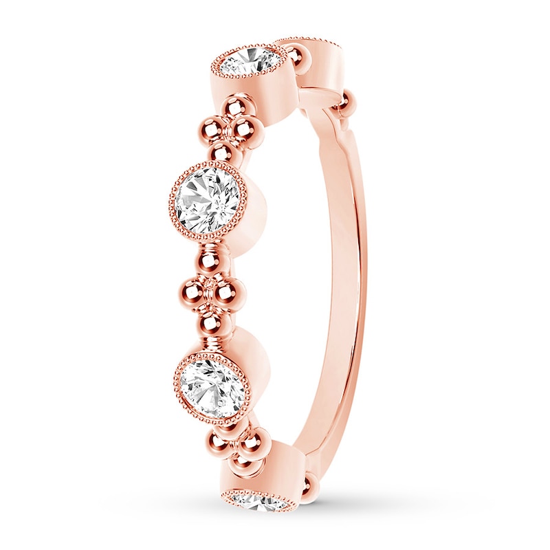 Main Image 2 of Previously Owned Forevermark Tribute Diamond Ring 1/2 carat tw 18K Rose Gold