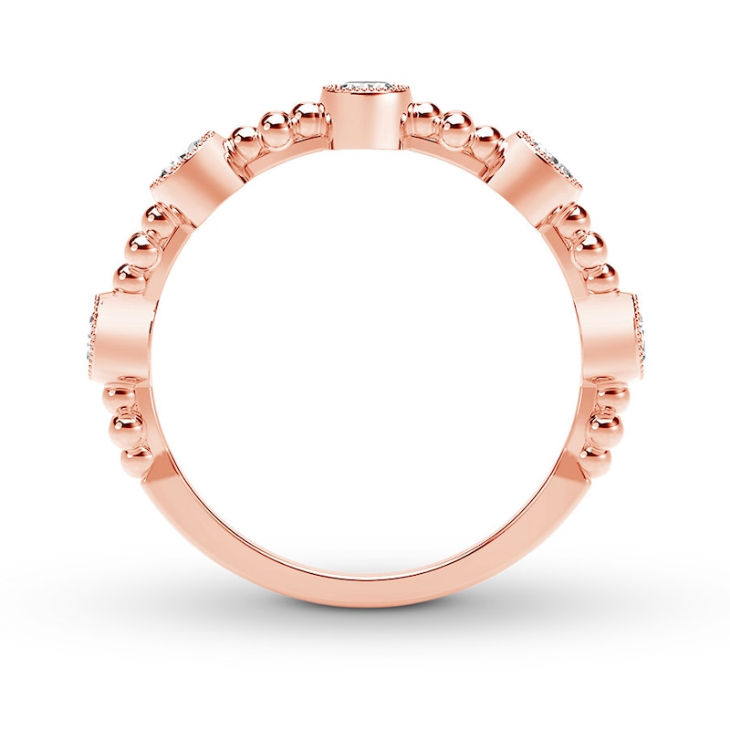 Main Image 3 of Previously Owned Forevermark Tribute Diamond Ring 1/2 carat tw 18K Rose Gold
