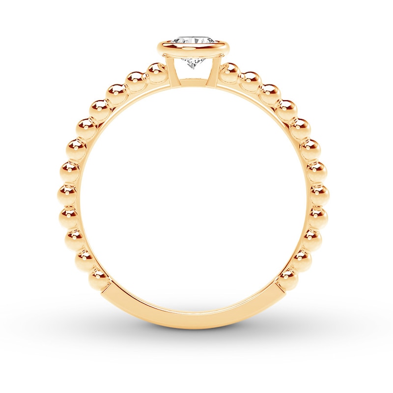 Main Image 3 of Previously Owned Forevermark Tribute Diamond Ring 1/4 ct tw 18K Yellow Gold