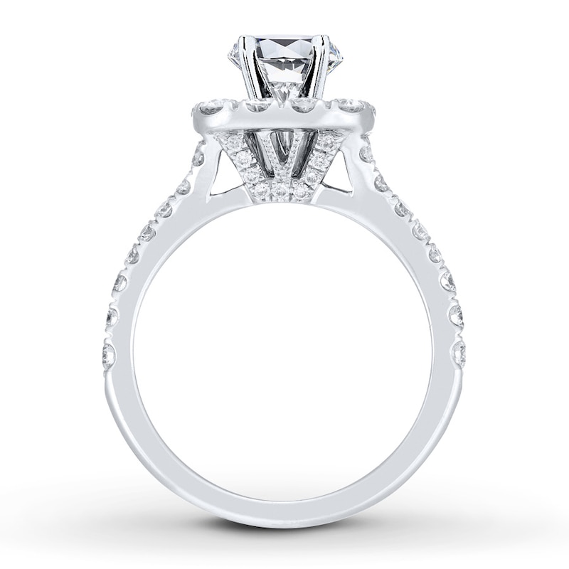 Main Image 2 of Previously Owned Neil Lane Ring Setting 1-1/4 ct tw Diamonds 14K White Gold