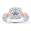 Thumbnail Image 1 of Previously Owned Diamond Ring Setting 7/8 ct tw Round-cut 14K Two-Tone Gold