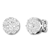 Thumbnail Image 1 of Previously Owned Diamond Earrings 1-1/2 ct tw Round 14K White Gold