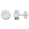 Thumbnail Image 2 of Previously Owned Diamond Earrings 1-1/2 ct tw Round 14K White Gold