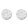 Thumbnail Image 3 of Previously Owned Diamond Earrings 1-1/2 ct tw Round 14K White Gold