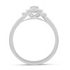Thumbnail Image 3 of Previously Owned Diamond Promise Ring 3/8 ct tw Princess/Round/Baguette 10K White Gold
