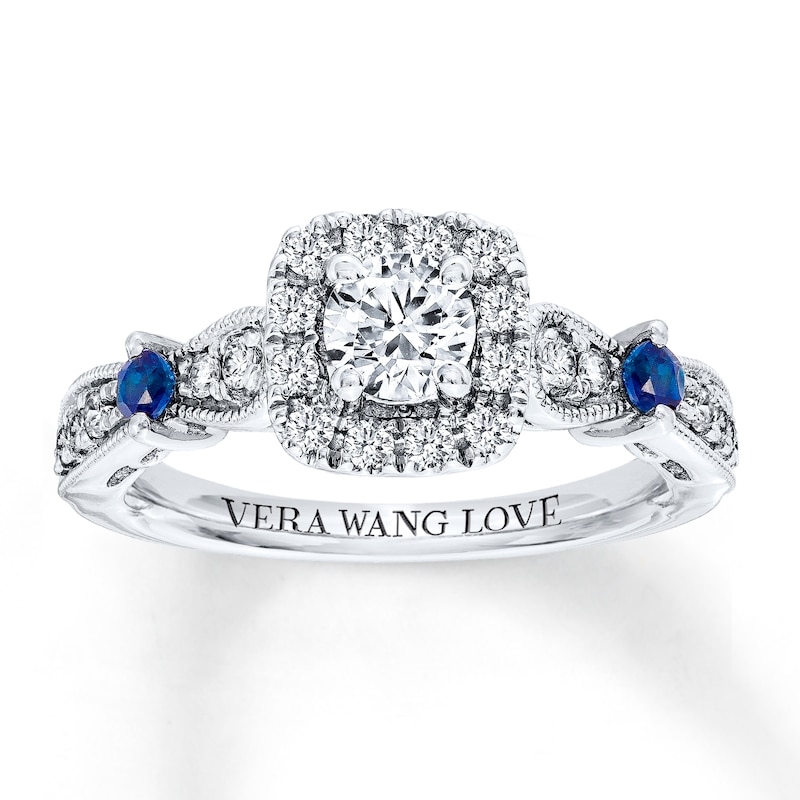 Main Image 1 of Previously Owned Vera Wang LOVE 3/4 Carat tw Diamonds 14K White Gold Ring