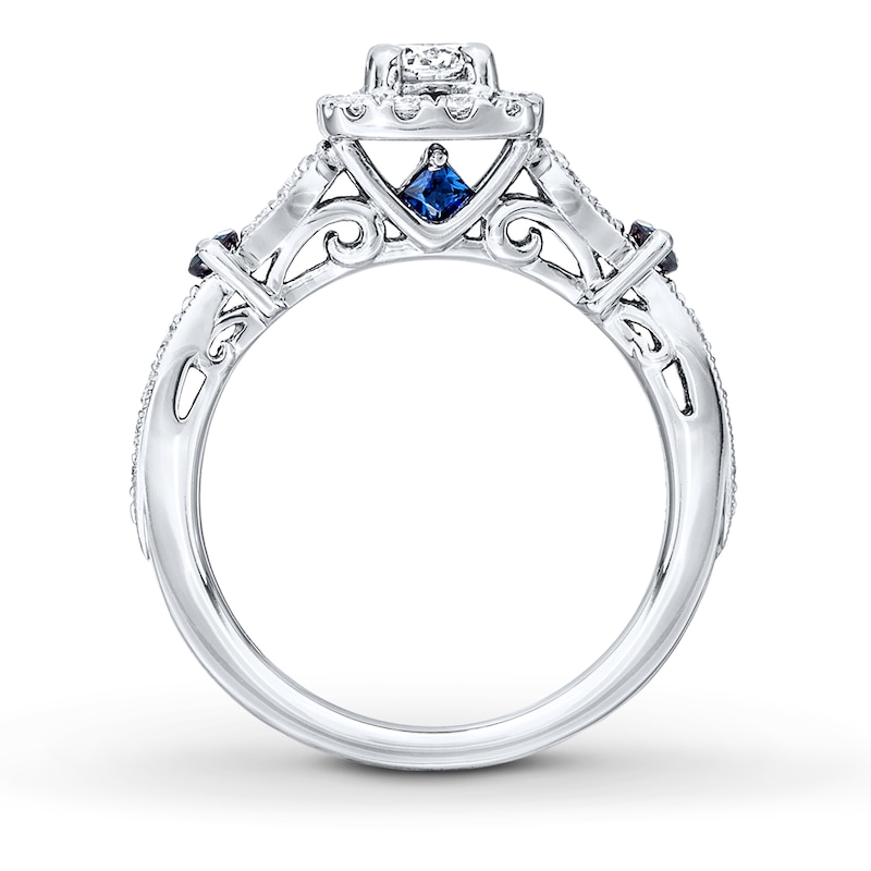 Main Image 2 of Previously Owned Vera Wang LOVE 3/4 Carat tw Diamonds 14K White Gold Ring