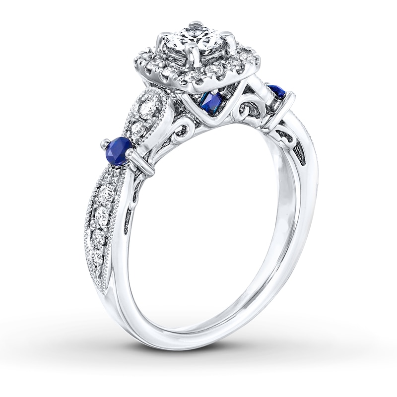 Main Image 3 of Previously Owned Vera Wang LOVE 3/4 Carat tw Diamonds 14K White Gold Ring
