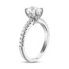Thumbnail Image 2 of Previously Owned Royal Asscher Isla Diamond Engagement Ring 1-1/3 ct tw Round/Oval 14K White Gold