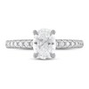 Thumbnail Image 3 of Previously Owned Royal Asscher Isla Diamond Engagement Ring 1-1/3 ct tw Round/Oval 14K White Gold