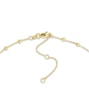 Thumbnail Image 2 of Beaded Lariat Necklace 14K Yellow Gold 13" Adj.