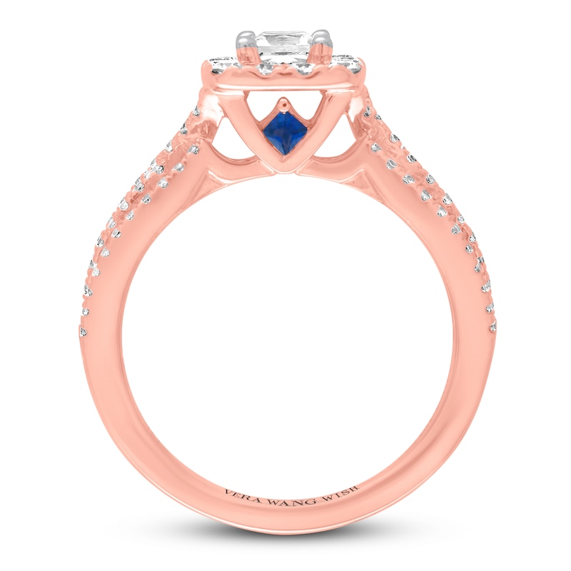 Main Image 3 of Previously Owned Vera Wang WISH Ring 1 carat tw Diamonds 14K Rose Gold