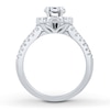 Thumbnail Image 2 of Previously Owned Diamond Engagement Ring Setting 7/8 ct tw Round 14K White Gold