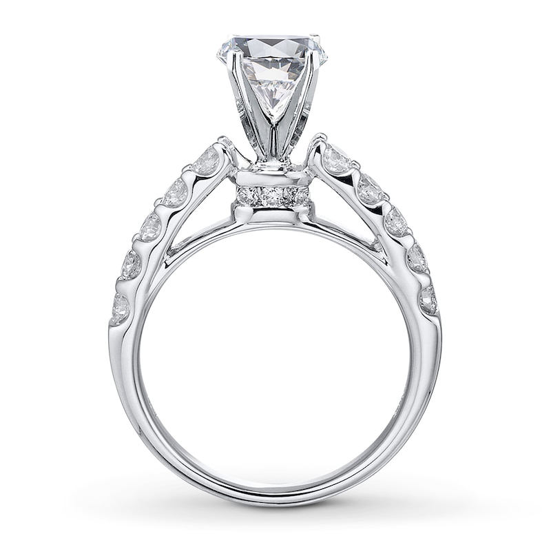 Previously Owned Diamond Engagement Ring Setting 3/4 ct tw Round