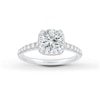 Thumbnail Image 3 of Previously Owned Diamond Engagement Ring Setting 1 ct tw Round Platinum