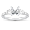 Thumbnail Image 1 of Previously Owned Diamond Engagement Ring Setting 3/4 ct tw Round Platinum