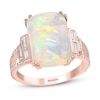 Thumbnail Image 1 of Previously Owned Effy Natural Opal Ring 1/2 ct tw Diamonds 14K Rose Gold