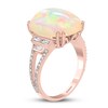 Thumbnail Image 2 of Previously Owned Effy Natural Opal Ring 1/2 ct tw Diamonds 14K Rose Gold