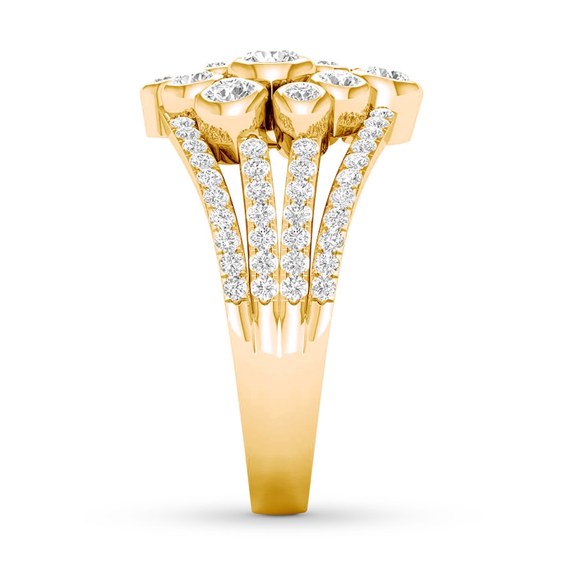 Main Image 3 of Previously Owned Diamond Ring 1 carat tw Bezel-set 14K Yellow Gold