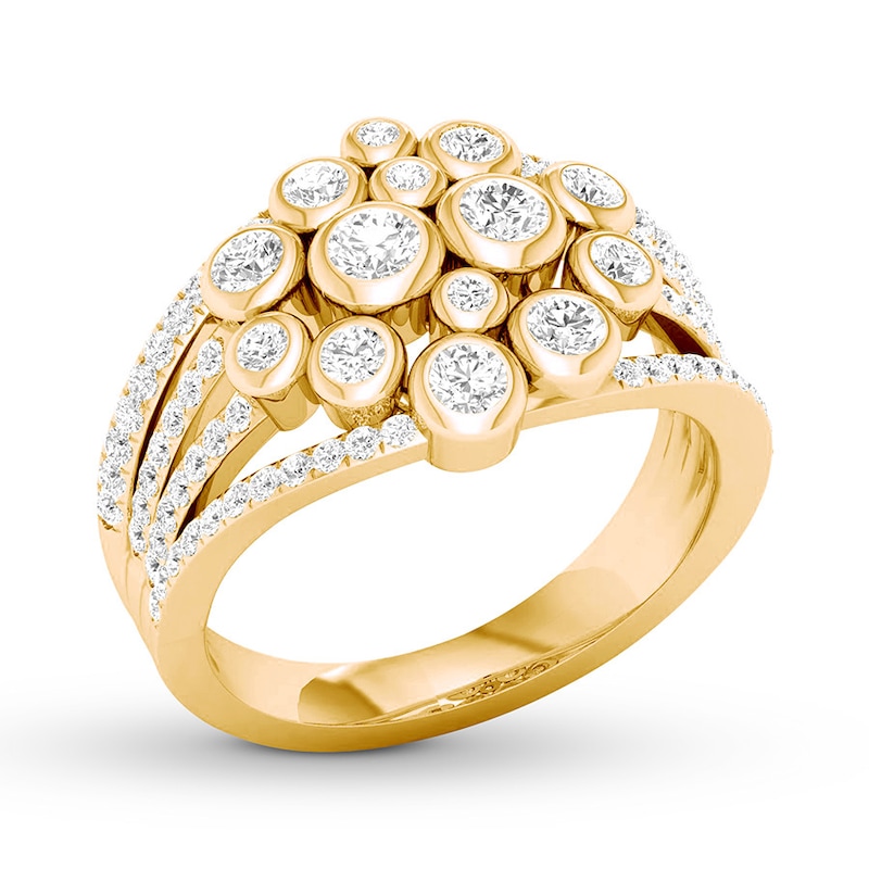 Main Image 4 of Previously Owned Diamond Ring 1 carat tw Bezel-set 14K Yellow Gold
