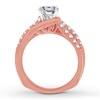 Thumbnail Image 1 of Previously Owned Diamond Ring Setting 5/8 ct tw Round 18K Rose Gold