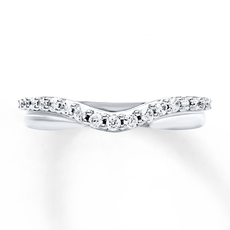 Main Image 2 of Previously Owned Diamond Anniversary Band 1/4 ct tw Round-cut 14K White Gold