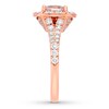 Thumbnail Image 3 of Previously Owned Neil Lane Morganite Ring 1-1/4 ct tw Diamonds 14K Rose Gold