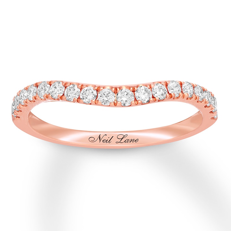 Main Image 1 of Previously Owned Neil Lane Bridal Wedding Band 3/8 ct tw Diamonds 14K Rose Gold