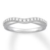 Thumbnail Image 1 of Previously Owned Diamond Contour Ring 1/4 carat tw Round 14K White Gold