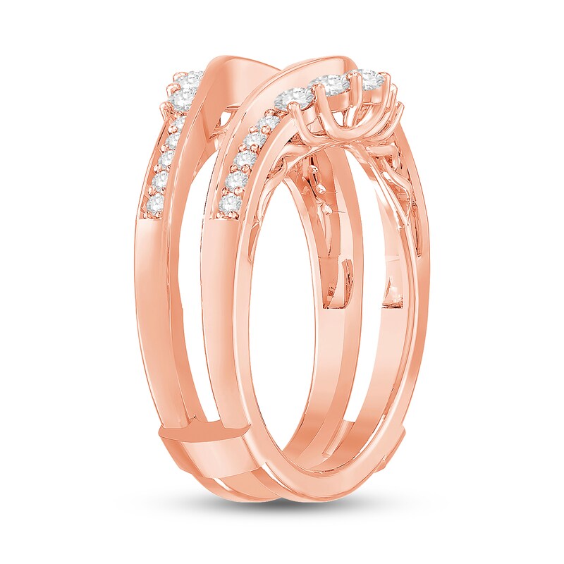 Main Image 2 of Previously Owned Diamond Enhancer Ring 5/8 ct tw Round 14K Rose Gold