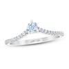 Thumbnail Image 1 of Previously Owned THE LEO First Light Diamond Ring 1/3 ct tw 14K White Gold
