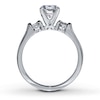 Thumbnail Image 2 of Previously Owned Diamond Ring Setting 1/4 ct tw Round-Cut 14K White Gold