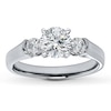 Previously Owned Diamond Ring Setting 1/4 ct tw Round-Cut 14K White Gold