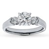 Thumbnail Image 3 of Previously Owned Diamond Ring Setting 1/4 ct tw Round-Cut 14K White Gold