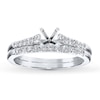 Thumbnail Image 1 of Previously Owned Diamond Bridal Setting 1/3 ct tw Round-Cut 14K White Gold