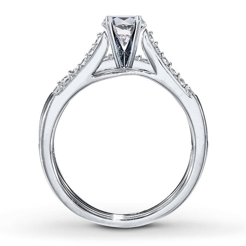 Main Image 2 of Previously Owned Diamond Bridal Setting 1/3 ct tw Round-Cut 14K White Gold
