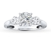 Previously Owned Diamond Ring Setting 1/2 ct tw Round-cut 18K White Gold